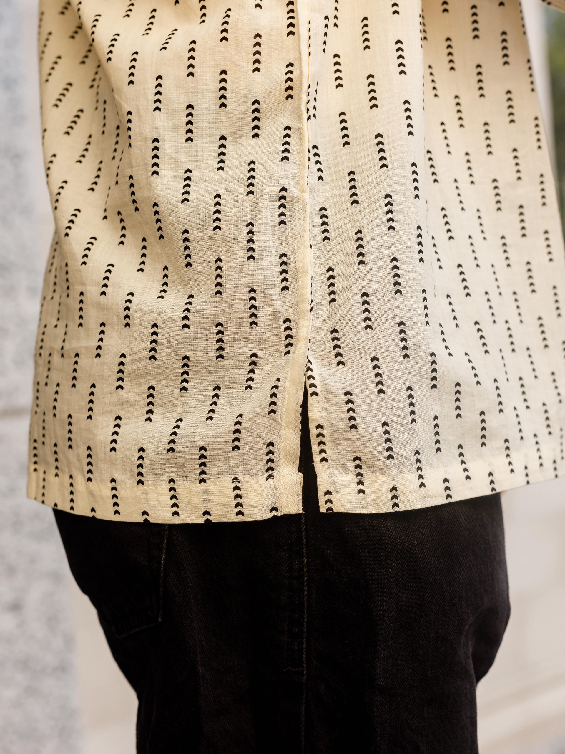 man shirt kurta off white color strelki man shirt kurta off white color strelki