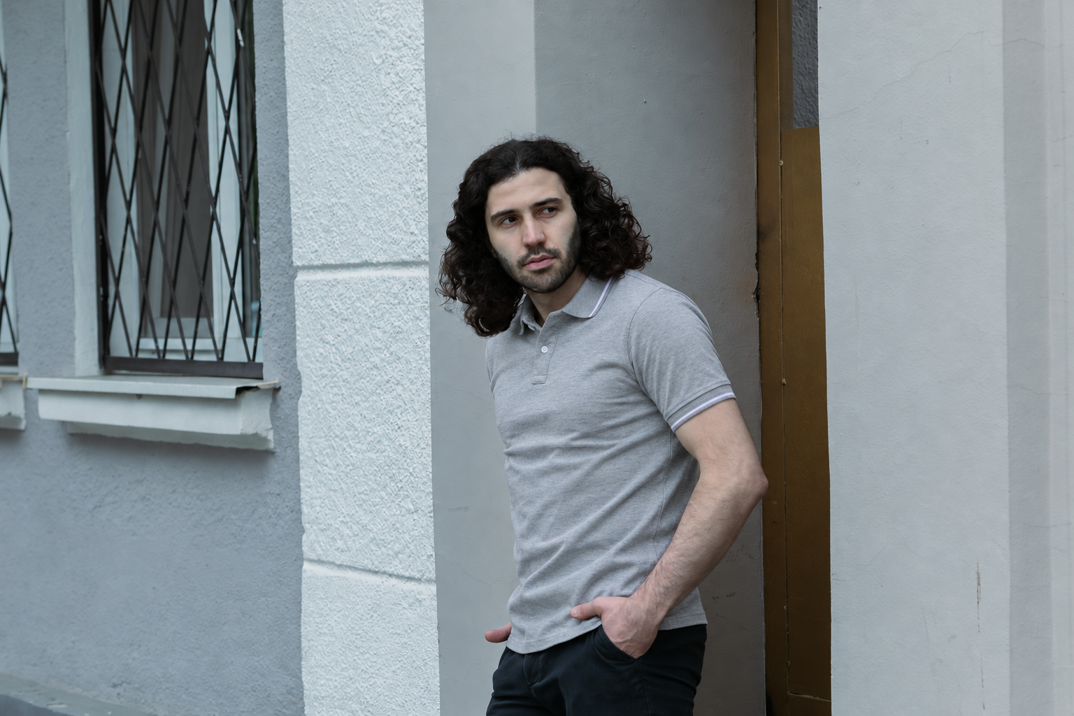 mens light melange grey polo mens light melange grey polo
