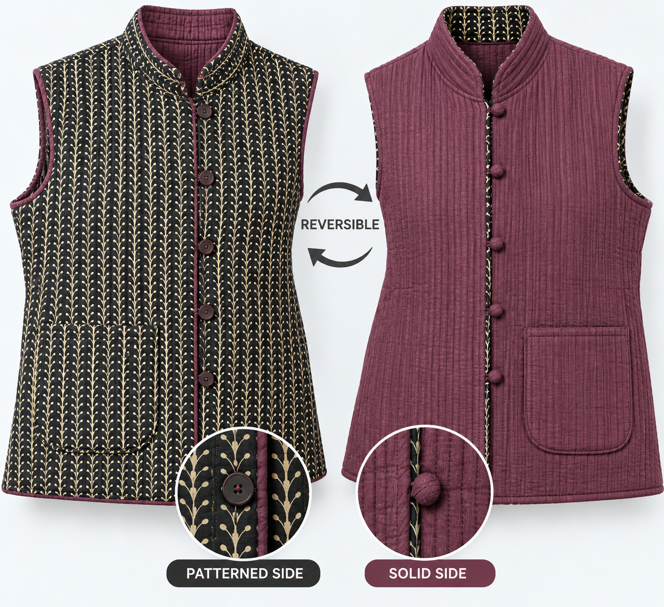 motif for wine color and black printed motif for wine color and black printed